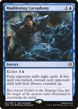 MTG- Maddening Cacophony - Zendikar Rising - Near Mint - Image 1