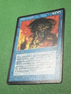 **Force of Will** ~Alliances~ Magic the Gathering, Heavy Play (HP) - Image 4