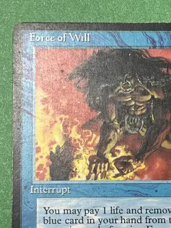 **Force of Will** ~Alliances~ Magic the Gathering, Heavy Play (HP) - Image 5