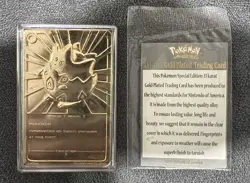 1999 Pokemon Togepi 23K Gold-Plated Trading Card w/ Certificate - BK Promo - Image 2
