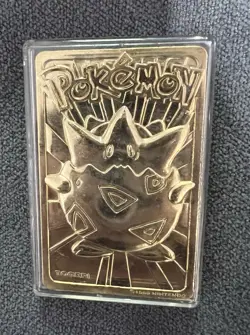 1999 Pokemon Togepi 23K Gold-Plated Trading Card w/ Certificate - BK Promo - Image 4