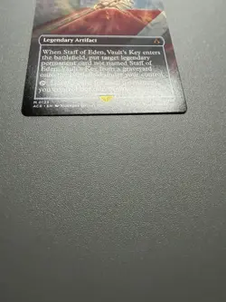 Staff of Eden, Vault's Key Borderless ACR M 0123 NM/M Regular MTG - Image 2