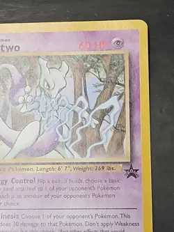 Pokemon Mewtwo: Black Star PROMO WoTC #12 2000 Vintage Pokemon 👀@CONDITION - Image 4