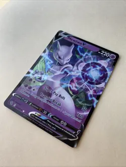 Mewtwo V 030/078 Holo PGO Pokemon GO Ultra Rare - NM - Image 2