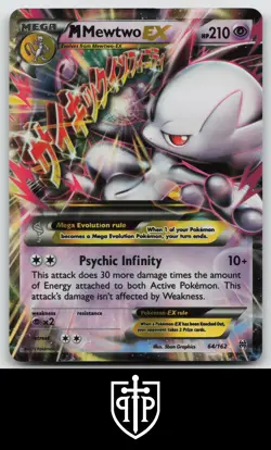 Pokemon - M Mewtwo EX 64/162 BREAKthrough - Holo EX Rare - LP - Image 1
