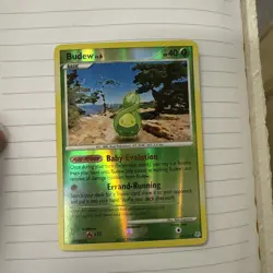 Pokemon Budew 43/130 Reverse Holo Diamond and Pearl Uncommon - Image 1