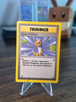 Gust of Wind 93/102 Near Mint NM Common Base Set Pokemon Card 1999 WOTC - Image 1