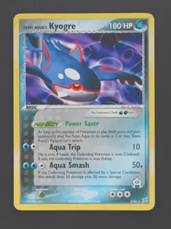Team Aqua's Kyogre 3/95 - Team Magma Vs Team Aqua Pokemon TCG - LP - Image 1