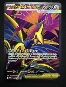 Mega Skarmory ex 106/088 ME03 Perfect Order Ultra Rare Holo Pokemon TCG NM - Image 1