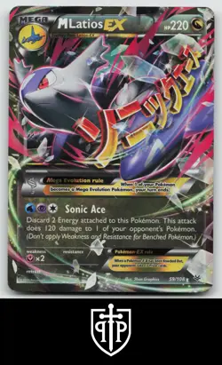 Pokemon - M Latios EX 59/108 Roaring Skies - Holo EX Rare - HP - Image 1