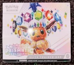 Pokemon TCG Prismatic Evolutions Elite Trainer Box ETB DAMAGED - FACTORY SEALED - Image 1