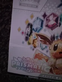 Pokemon TCG Prismatic Evolutions Elite Trainer Box ETB DAMAGED - FACTORY SEALED - Image 4