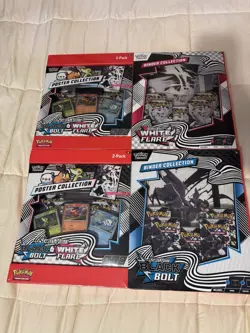 Pokemon Sam’s Club Black Bolt White Flare Binder + Poster Collection - Image 1