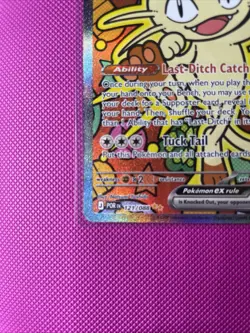 Pokemon Meowth EX 121/088 Pokemon TCG Perfect Order Mint Pack Fresh - Image 4