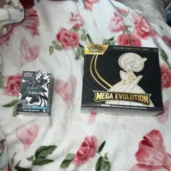 Pokemon Mega Evolutions ETB (gardivour) and black bolt Booster Bundle SEALED - Image 1