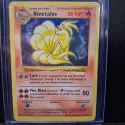 Pokemon TCG WoTC 1999 Ninetales Shadowless Base Set Collection Lot Holo Uncommon - Image 2