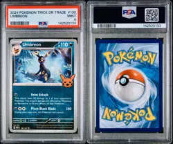 POKEMON PSA 9 UMBREON 130/197 TRICK OR TRADE ENGLISH 2024! - Image 3