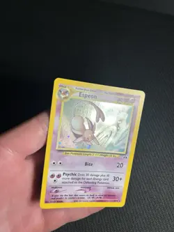 Pokemon TCG Espeon 1/75 Neo Discovery Holo LP - Image 5