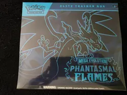 Phantasmal Flames Pokemon ETB Booster Box Sealed - Image 1