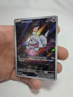 Greavard 214/198 Scarlet & Violet Base Set Holo Illustration Rare Pokemon TCG - Image 2
