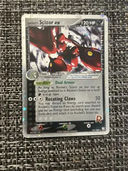 Pokemon TCG Rockets Scizor Ex 101 Ex Team Rocket Returns Ultra Rare Holo - Image 1