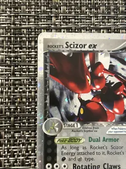 Pokemon TCG Rockets Scizor Ex 101 Ex Team Rocket Returns Ultra Rare Holo - Image 2