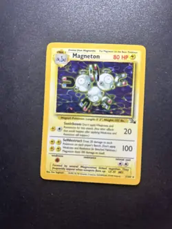 Magneton 11/62 - Fossil 1999 Pokemon - LP - Image 1