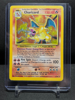 Charizard 4/102 Holo Rare Pokemon 1999 Unlimited Base Set MP - Image 3