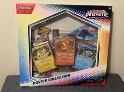 Pokemon TCG SV8.5 Prismatic Evolutions Poster Collection Box Factory Sealed New - Image 1