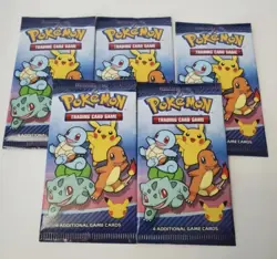 Pokemon Celebrations McDonalds 25th Anniversary Sealed Packs Lot of 5 Packs - Image 1