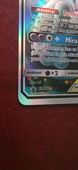 Pokemon Mewtwo & Mew GX Tag Team SM191 Full/Alternate Art Promo Sun & Moon - Image 2