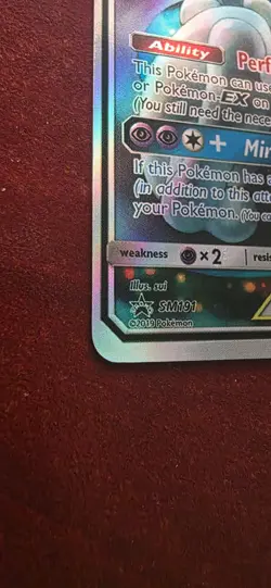 Pokemon Mewtwo & Mew GX Tag Team SM191 Full/Alternate Art Promo Sun & Moon - Image 3