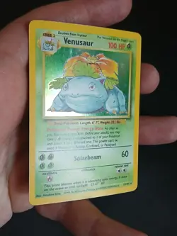 Pokemon TCG Venusaur Base Set Holo #15/102 Pokemon TCG LP - Image 3