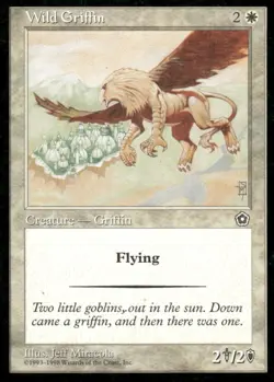 Wild Griffin Portal Second Age MTG Magic the Gathering card - Image 1