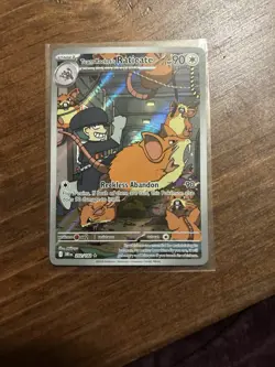 Pokemon Team Rocket's Raticate 202/182 Sv10: Destined Rivals Illustration Rare … - Image 1
