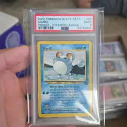 Marill PSA 9 Black Star Promo 29 Pokemon League Pokemon TCG - Image 1