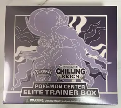 Chilling Reign Pokemon Center ETB W/Plastic Case - Image 1