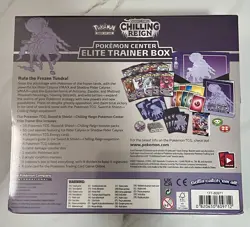 Chilling Reign Pokemon Center ETB W/Plastic Case - Image 5
