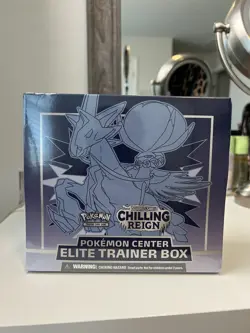 Pokemon Center Chilling Reign ERROR ETB Elite Trainer Box - Image 1