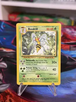 Pokemon Base Set Beedrill 17/102 - Image 1