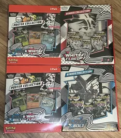2x Pokemon - White Flare Black Bolt Poster And Binder Set Sams Club - Image 2
