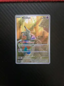 Mimikyu SVP075 Black Star Promos Paldean Fates Full Art Holo Pokemon TCG 2024 NM - Image 1