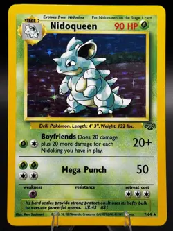 Nidoqueen 7/64 Jungle Unlimited - Holo Rare - WOTC - LP/MP - Pokemon Vintage - Image 1