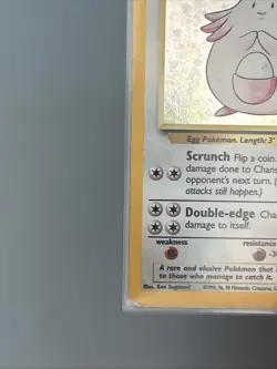 Chansey 3/102 Base Set Holo Rare Unlimited MP Pokemon TCG WOTC Vintage 1999 - Image 5