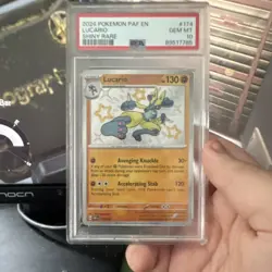 Pokemon Abra Shiny Rare Holo 50 HP 148/091 SV: Paldean Fates - Image 1