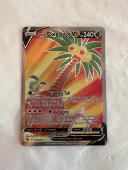 Alolan Exeggutor V (Full Art) 071/078 Pokemon GO Holo - Image 1