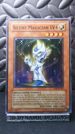 | Yugioh Silent Magician LV4 NTR-EN001 Super Nintendo Ds Nightmare Of PL 🔥 | - Image 1