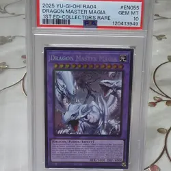 Konami Yu-Gi-Oh! Dragon Master Magia Prismatic Collector's Rare RA04-EN055 1st … - Image 1