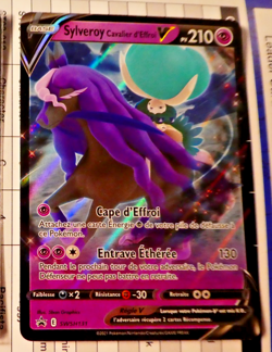 Pokemon Francais Card Holo Carte Sylveroy V SWSH131 PROMO FR NM 2021 - Image 1