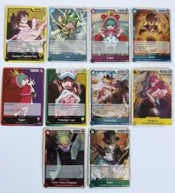 One piece TCG bulk + foil 60 cards inside Vol 2 tin Portgas D Ace art cover - Image 2